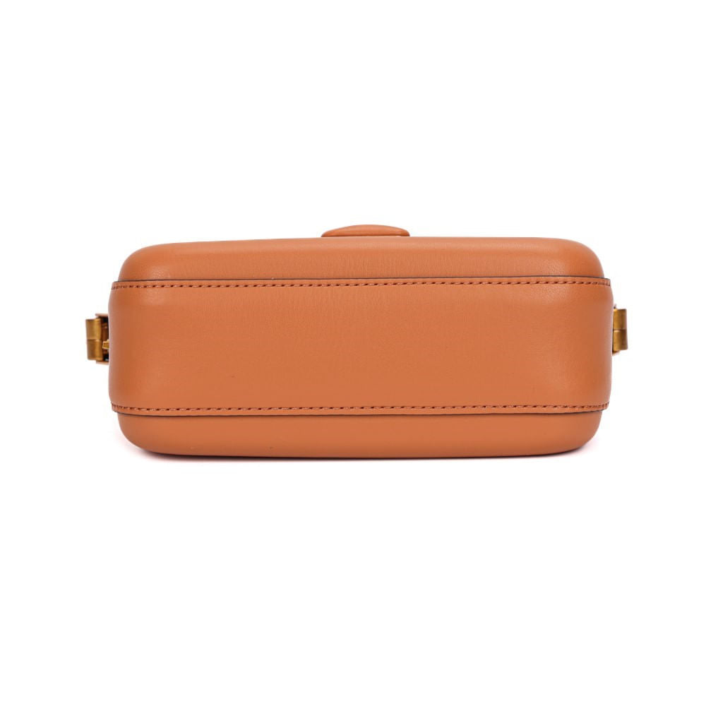 Bolsa Pequena Santa Lolla Caramelo Alça Dupla