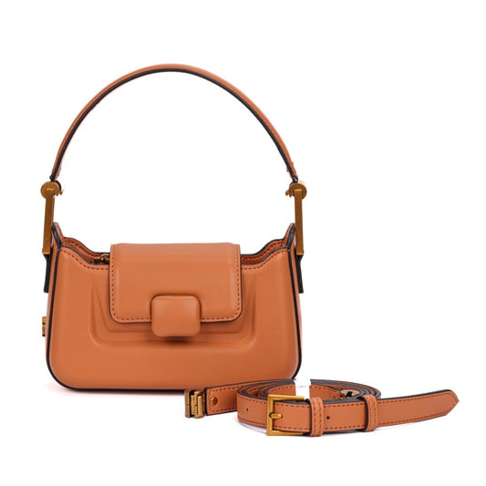 Bolsa Pequena Santa Lolla Caramelo Alça Dupla