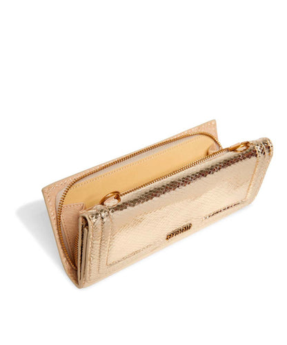 Bolsa Pequena Santa Lolla Dourada Metalizada Correntes