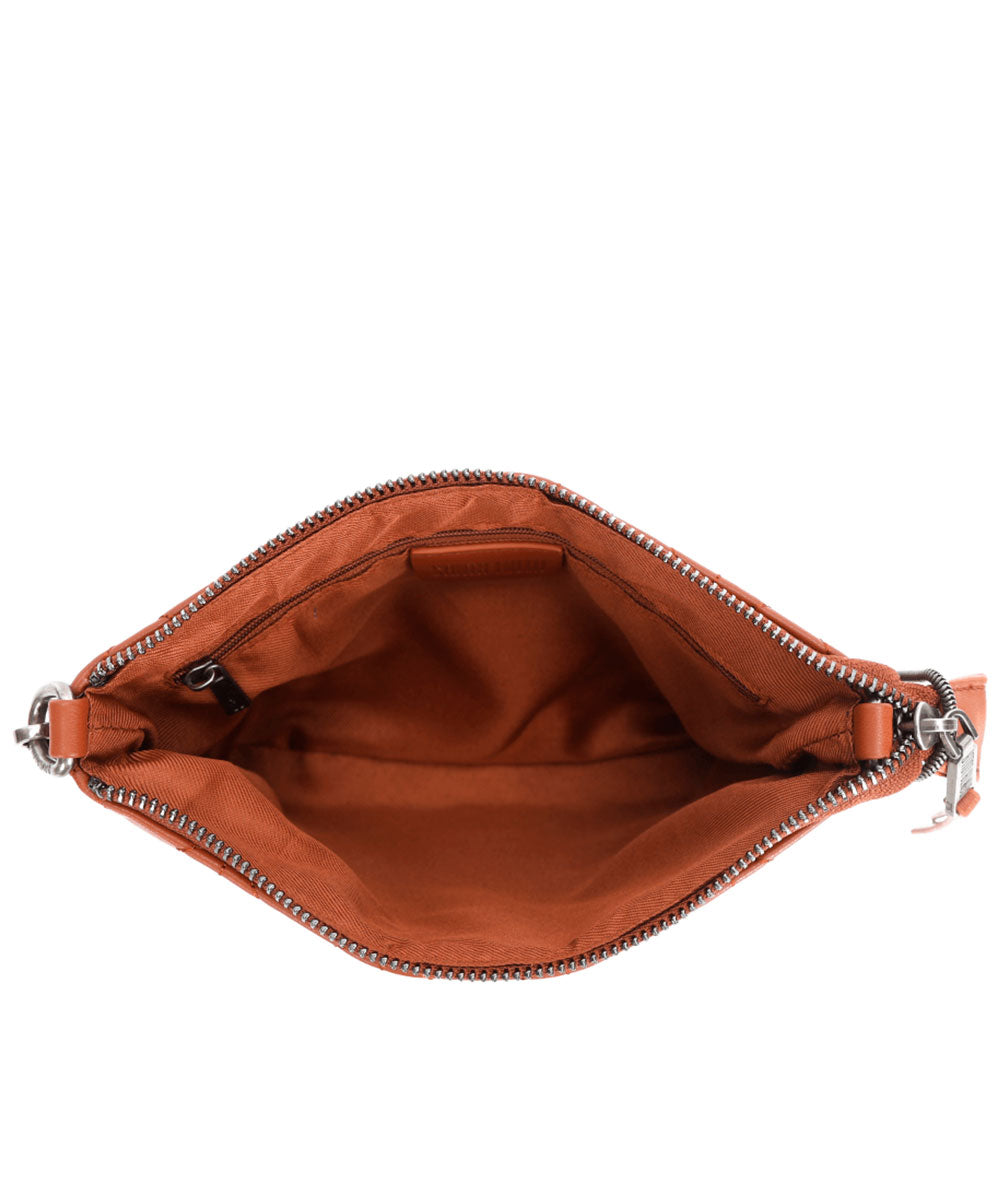 Bolsa Pequena Santa Lolla Marrom Matelassê