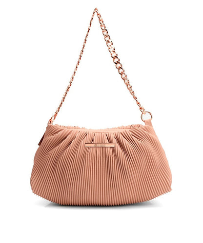 Bolsa Pequena Santa Lolla Nude Rosado Alça Mão