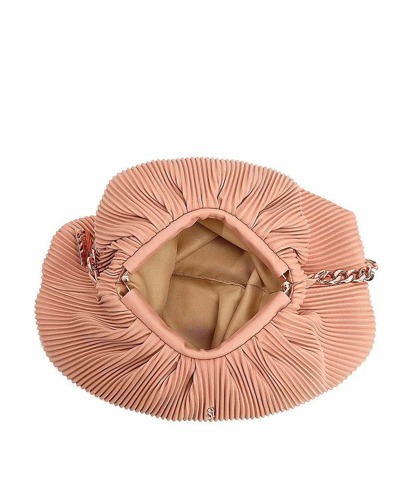 Bolsa Pequena Santa Lolla Nude Rosado Alça Mão