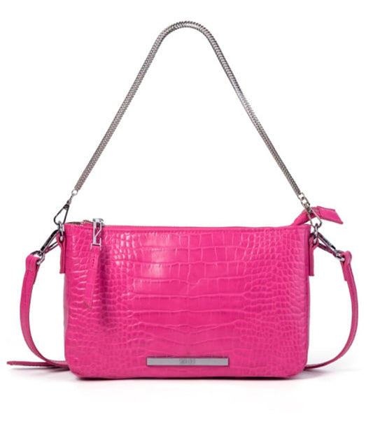 Bolsa Pequena Santa Lolla Pink Alça Transversal