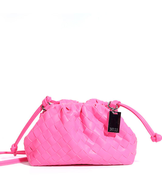 Bolsa Pequena Santa Lolla Pink Soft Tramado