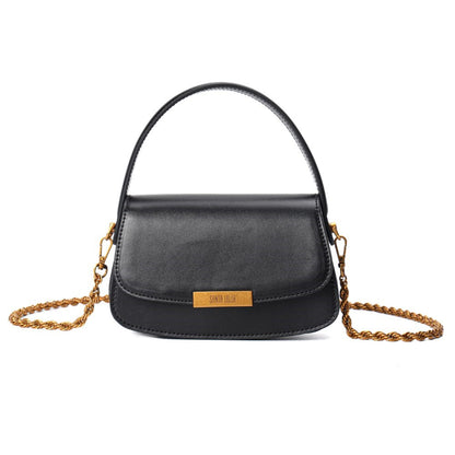 Bolsa Pequena Santa Lolla Preta Alça Dupla