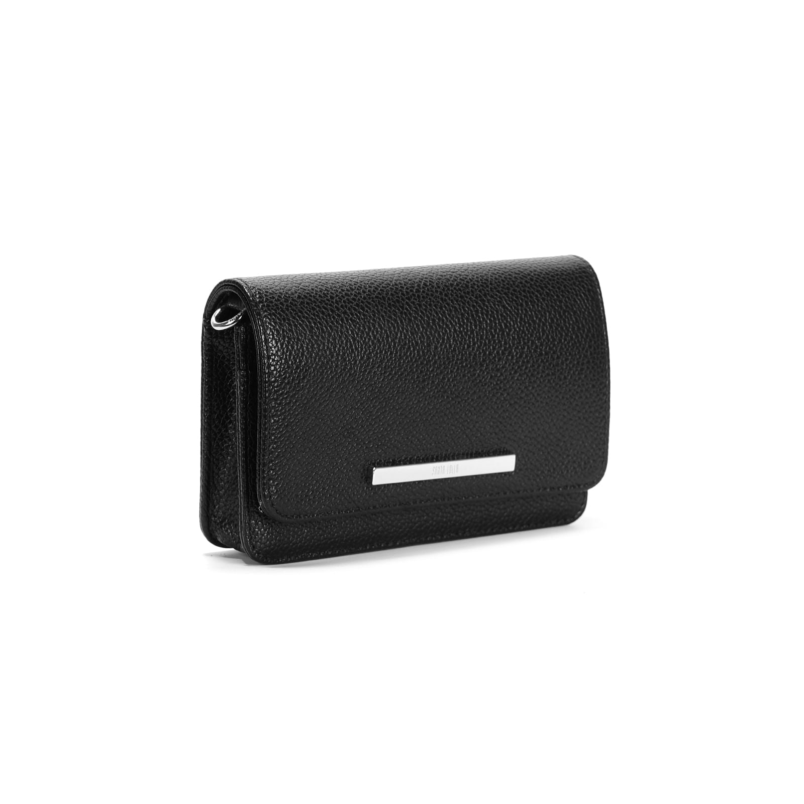 Bolsa Pequena Santa Lolla Preta Alça Transversal