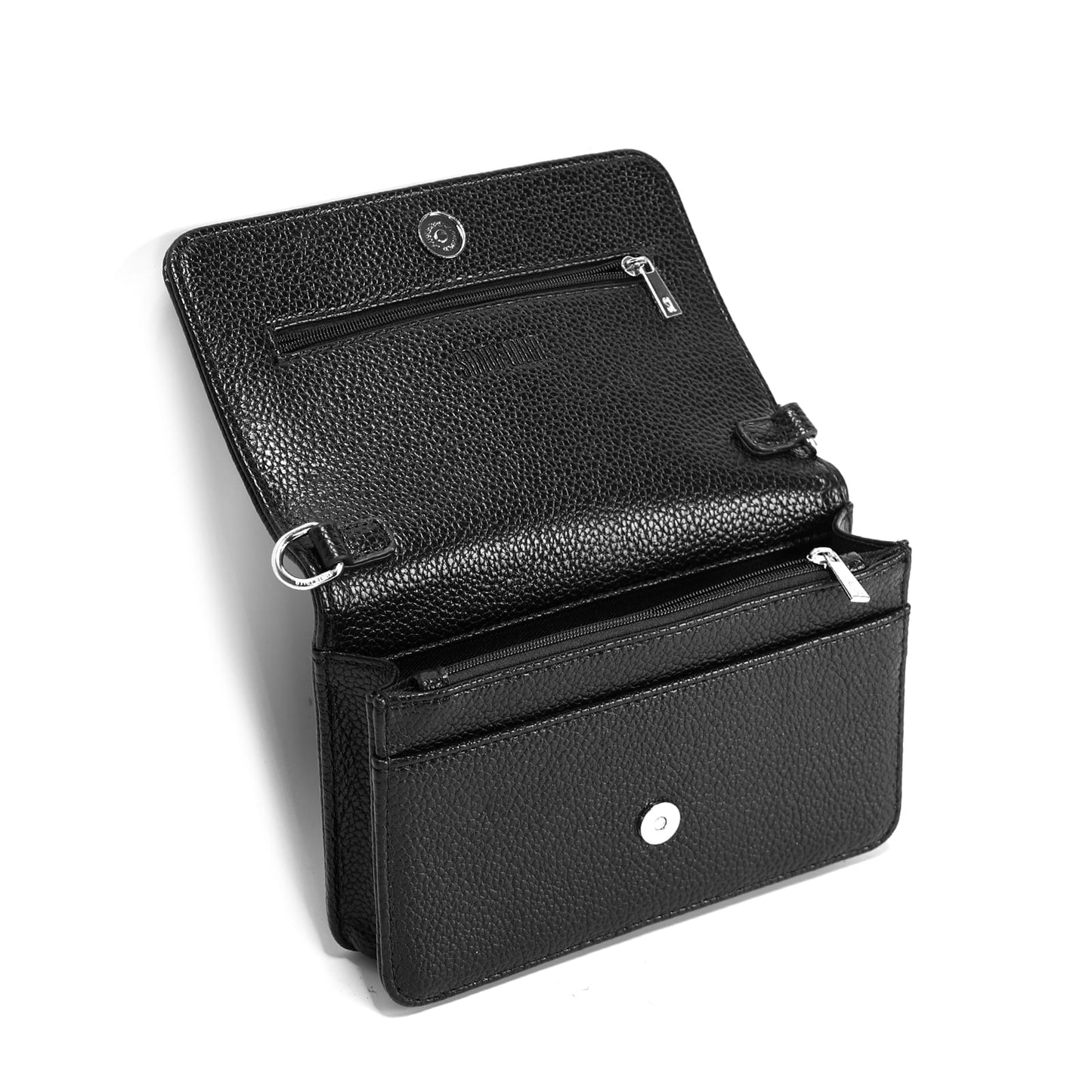 Bolsa Pequena Santa Lolla Preta Alça Transversal