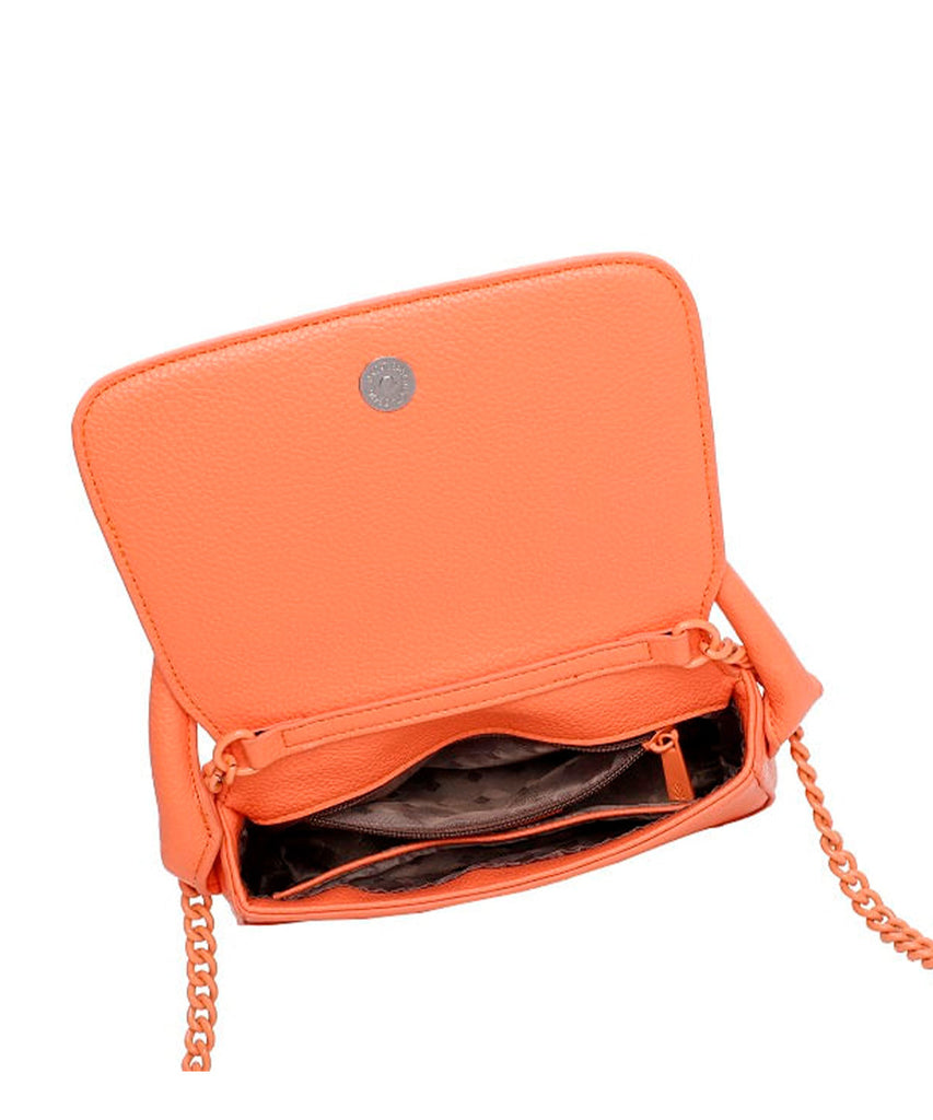 Bolsa Quadrada Santa Lolla Laranja Alça Transversal