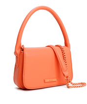 Bolsa Quadrada Santa Lolla Laranja Alça Transversal