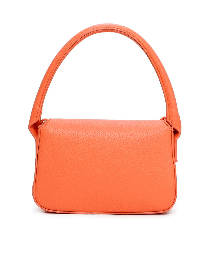Bolsa Quadrada Santa Lolla Laranja Alça Transversal