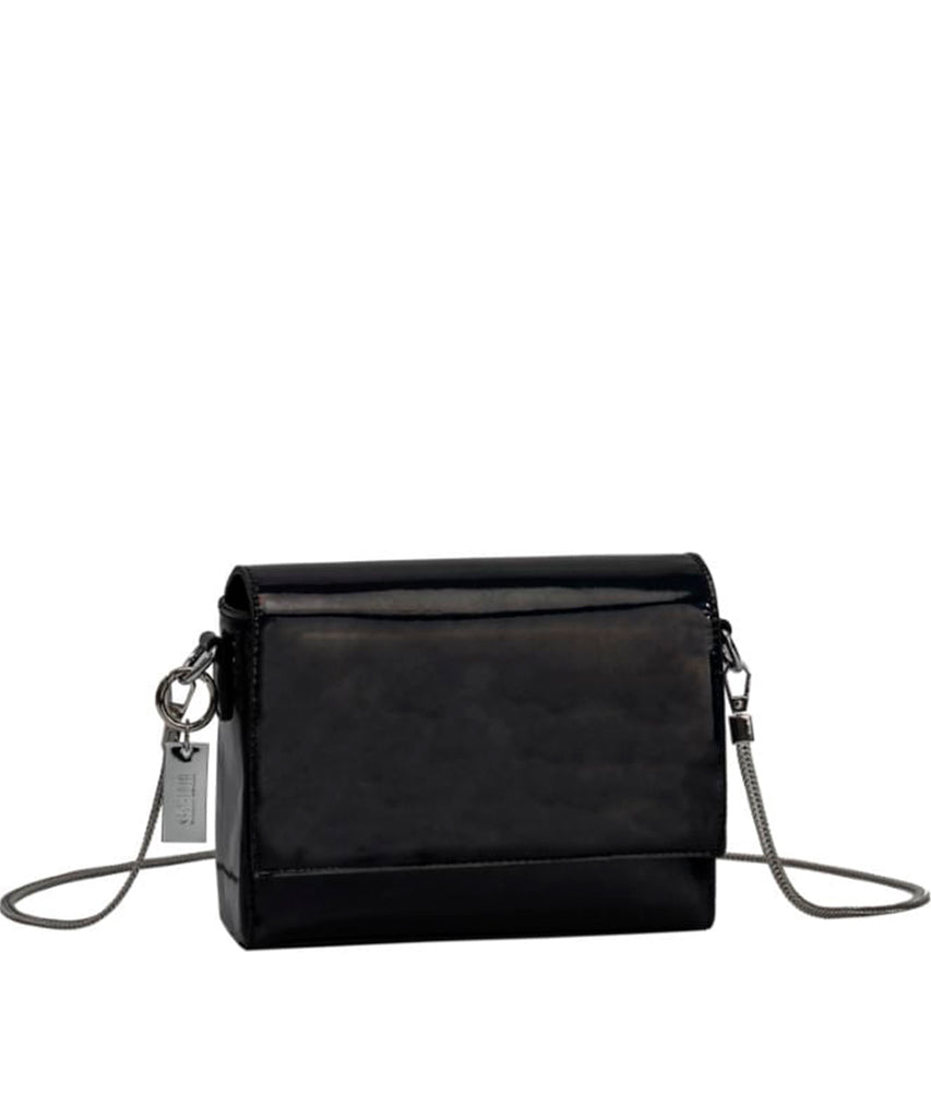 Bolsa Quadrada Santa Lolla Preta Alça Transversal