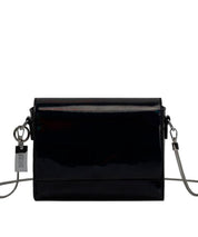 Bolsa Quadrada Santa Lolla Preta Alça Transversal