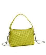 Bolsa Quadrada Santa Lolla Verde Limão Alça Transversal