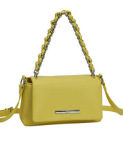 Bolsa Quadrada Santa Lolla Verde Limão Alça Transversal