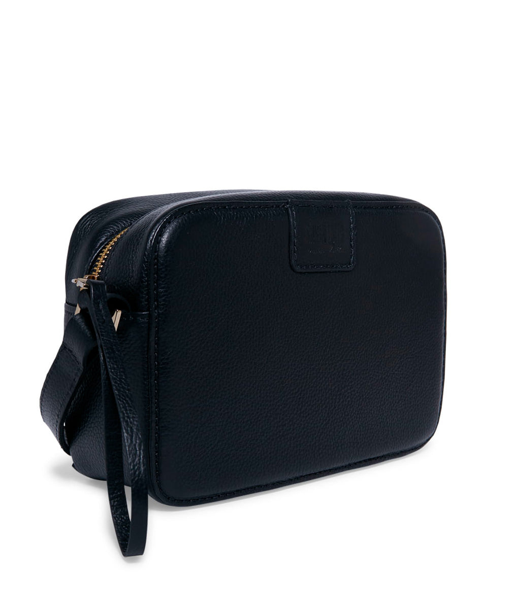 Bolsa Retangular Santa Lolla Preta Transversal