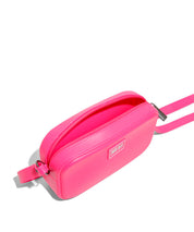 Bolsa Retangular Santa Lolla Rosa Neon Alça Transversal