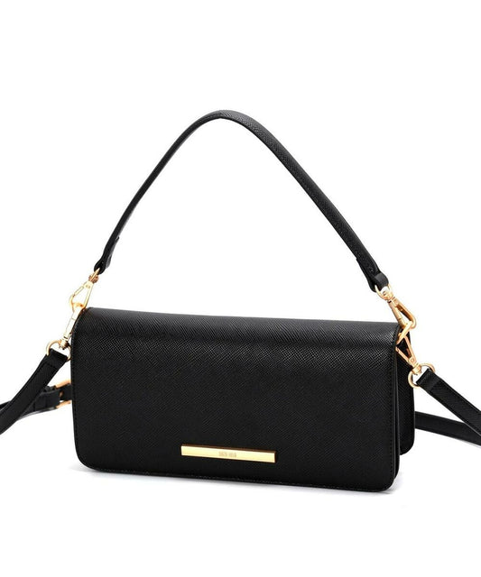 Bolsa Risco Santa Lolla Preta Alça Transversal