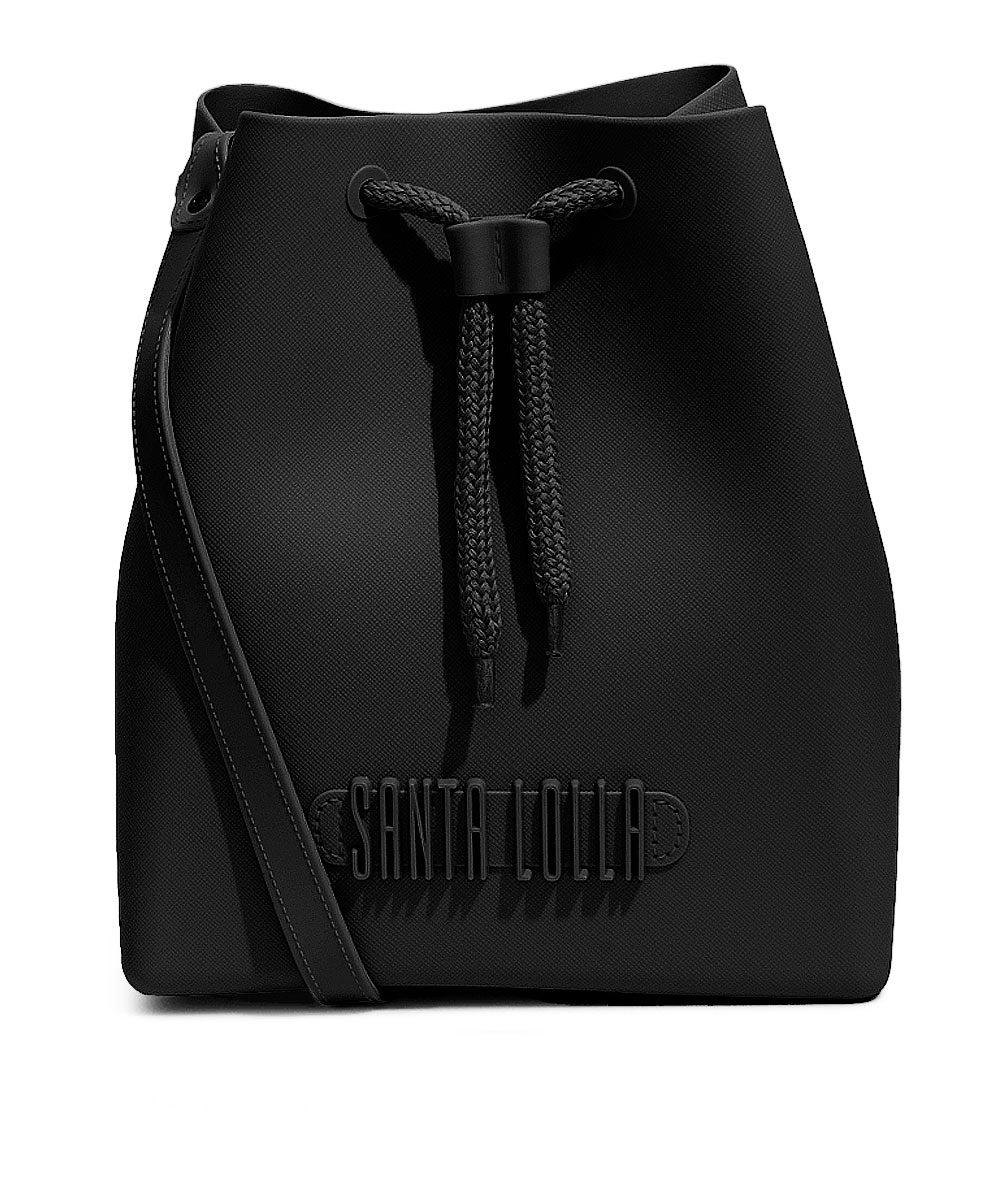 Bolsa Saco Santa Lolla Preto Borracha