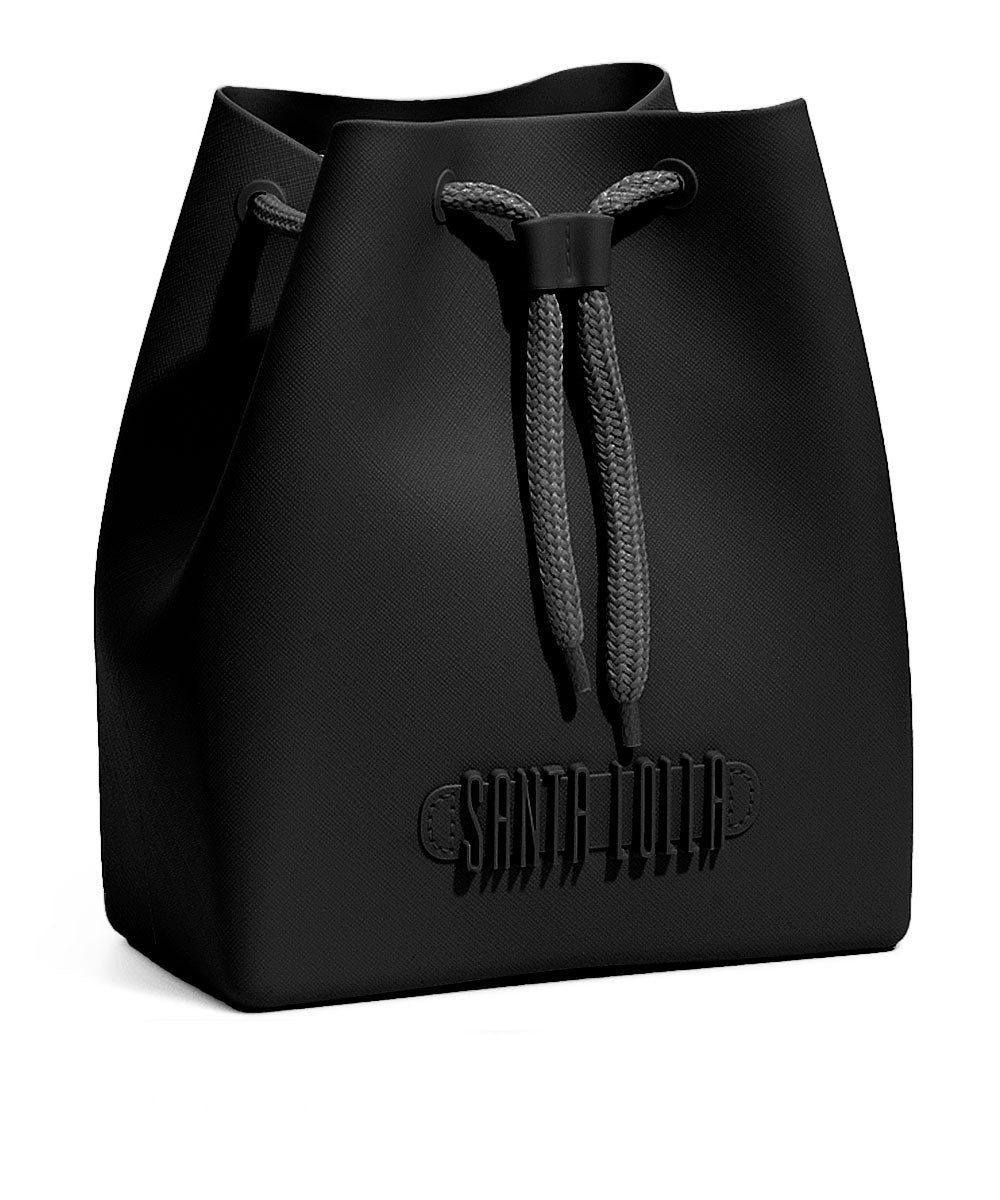 Bolsa Saco Santa Lolla Preto Borracha
