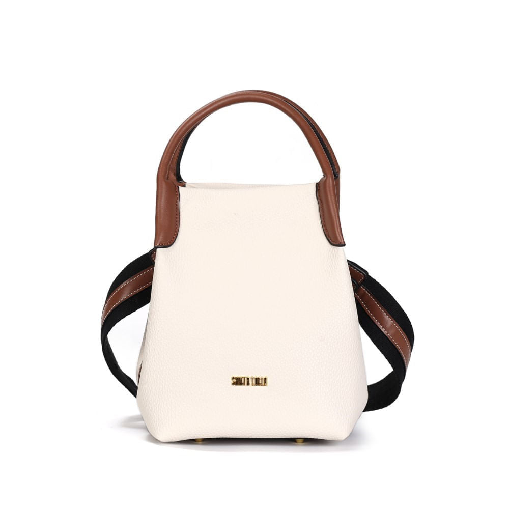 Bolsa Sacola Off White Santa Lolla Alça Dupla 