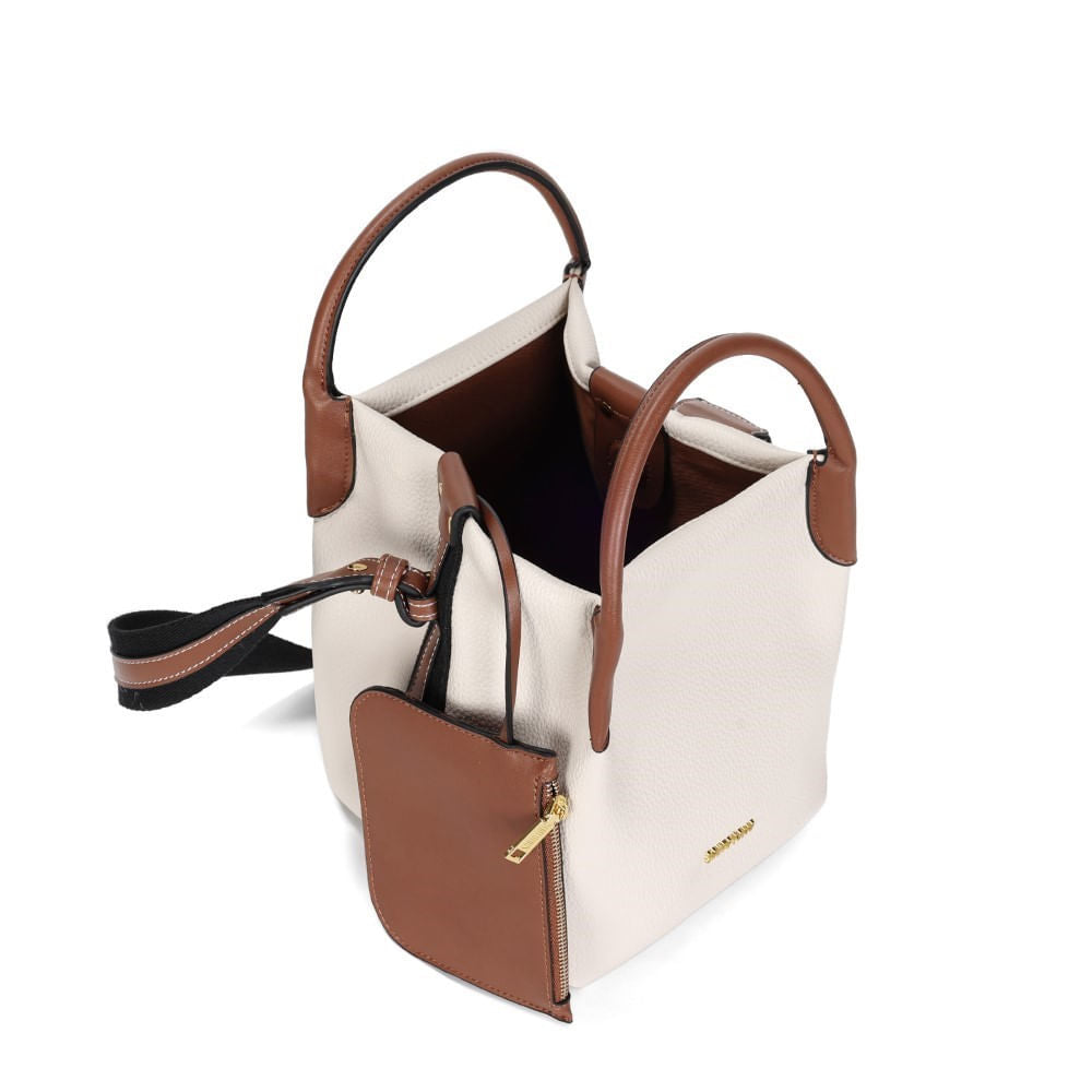 Bolsa Sacola Off White Santa Lolla Alça Dupla 