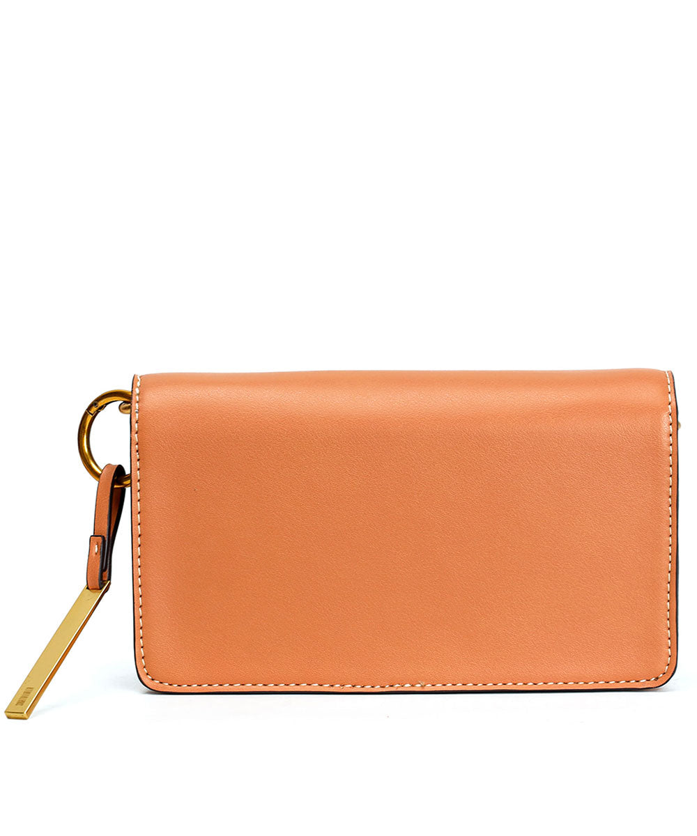 Bolsa Santa Lola Marrom Cognac Pespontado