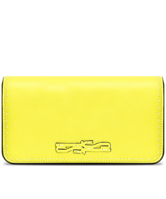 Bolsa Santa Lolla Baguete Flap Bag Verde Lima