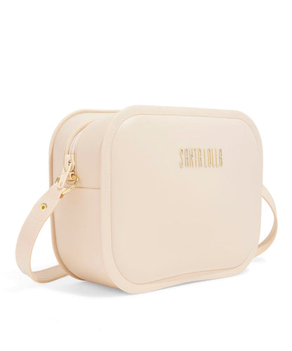 Bolsa Santa Lolla Borracha Alça Transversal Off White