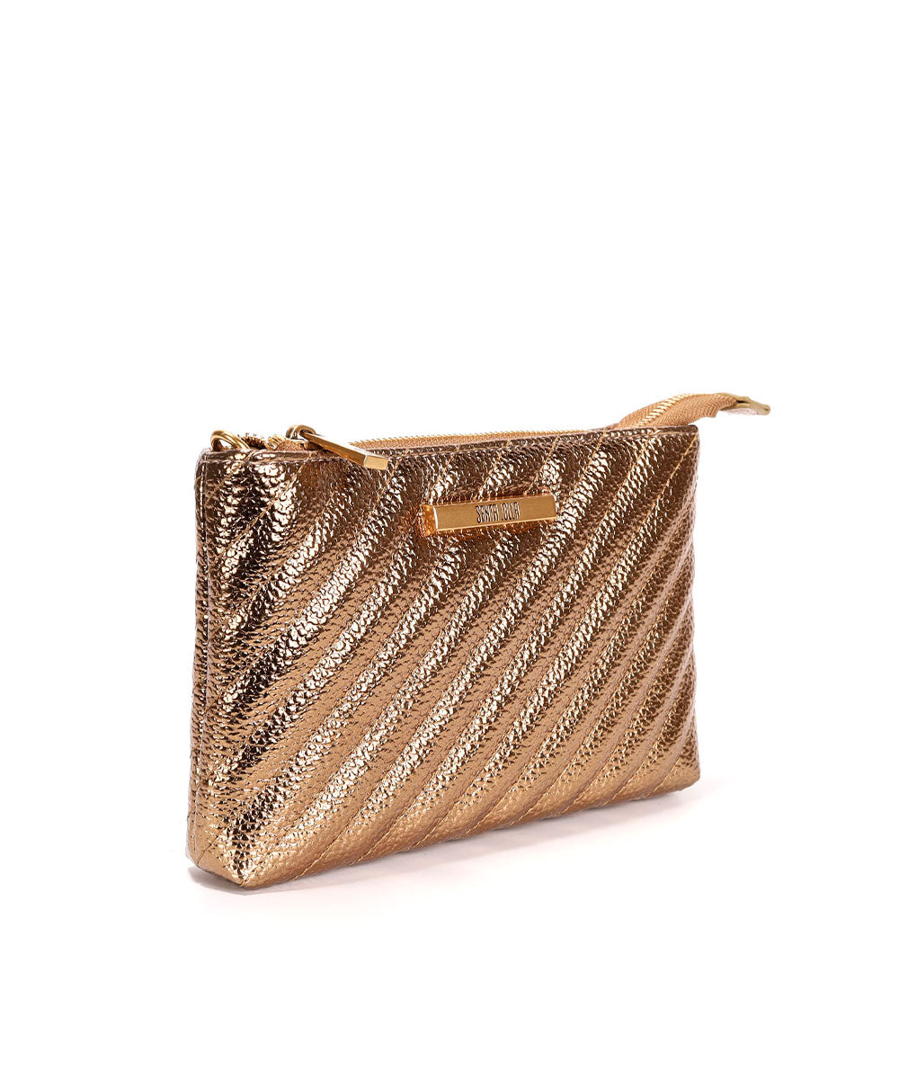 Bolsa Santa Lolla Bronze Metalizado Matelassê