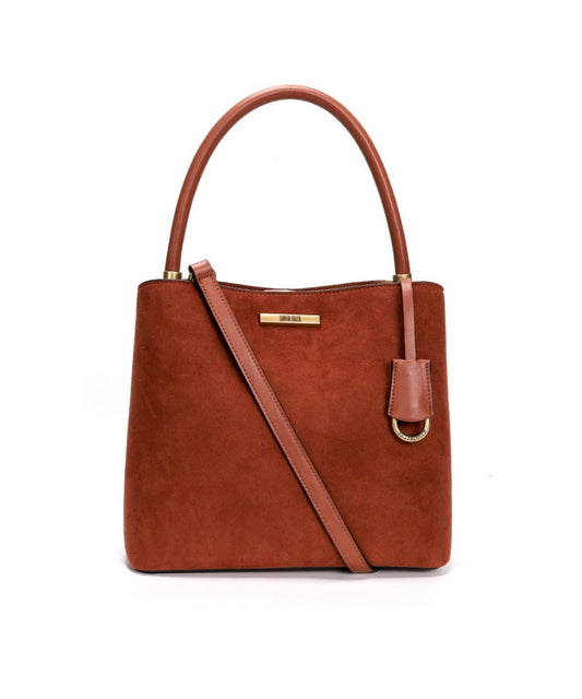 Bolsa Santa Lolla Camurça Cinamon Média