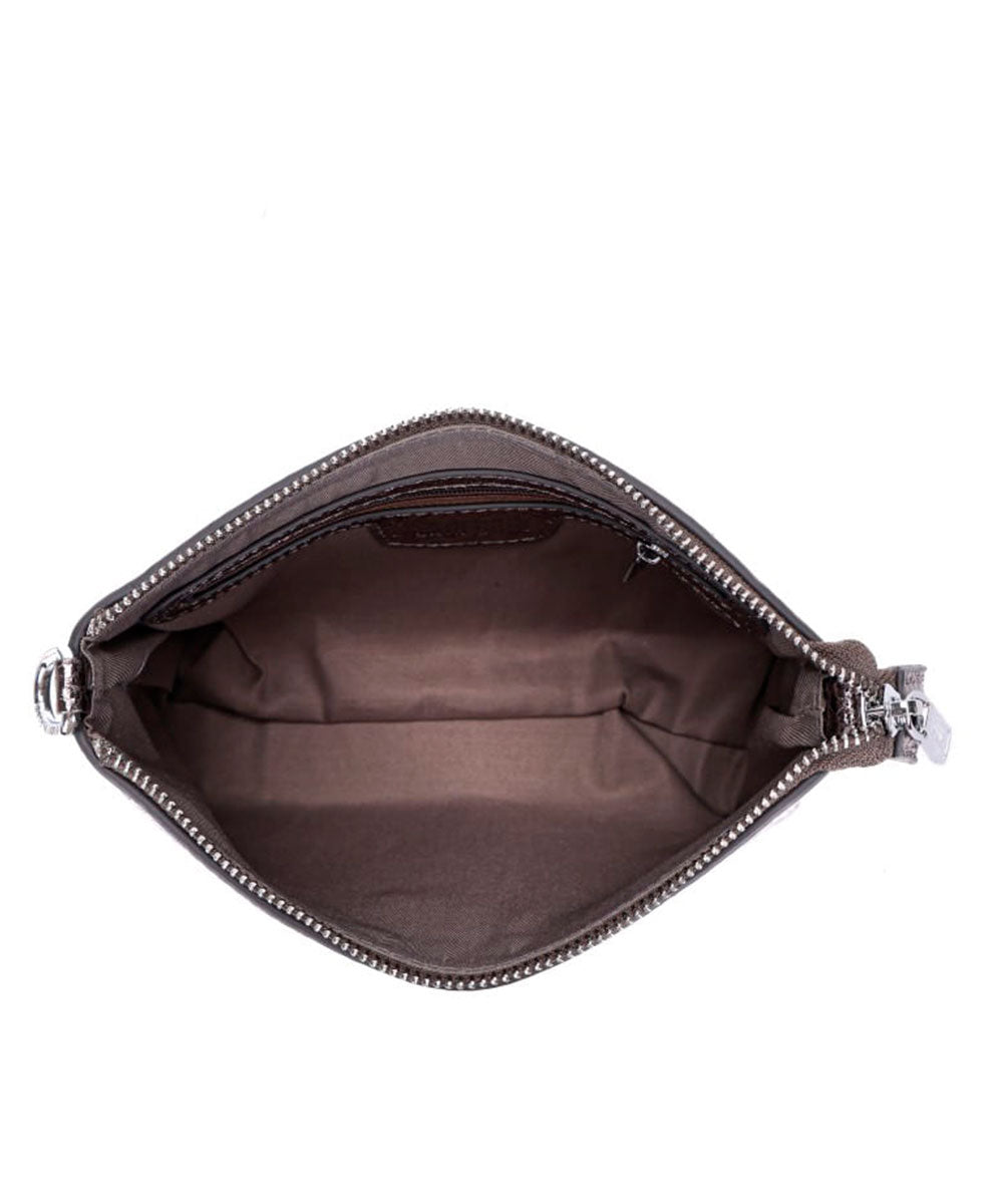 Bolsa Santa Lolla Cinza Grafite Metalizada