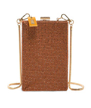 Bolsa Santa Lolla Cobre Cristal Brilho