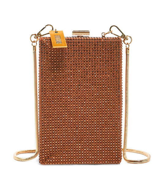 Bolsa Santa Lolla Cobre Cristal Brilho