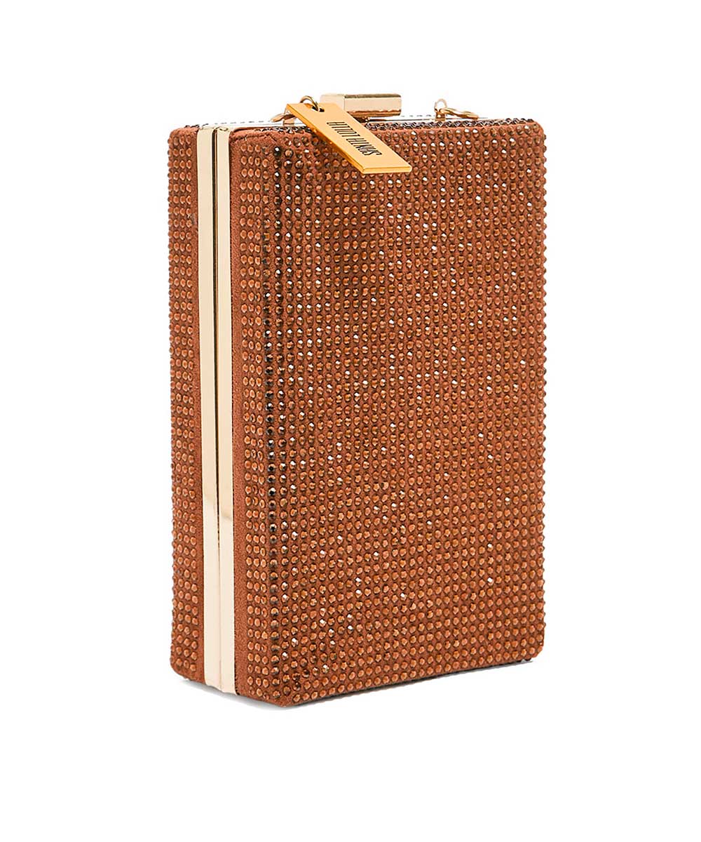 Bolsa Santa Lolla Cobre Cristal Brilho