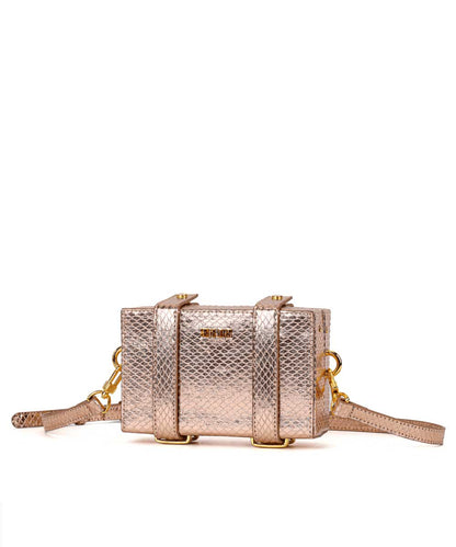 Bolsa Santa Lolla Dourada Metalizada