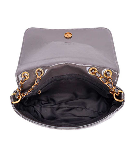 Bolsa Santa Lolla Grafite Metalizado Correntes