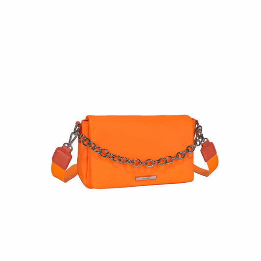 Bolsa Santa Lolla Hot Peach Nylon Tiracolo