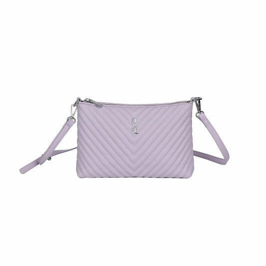 Bolsa Santa Lolla Lavanda Tiracolo Matelassê