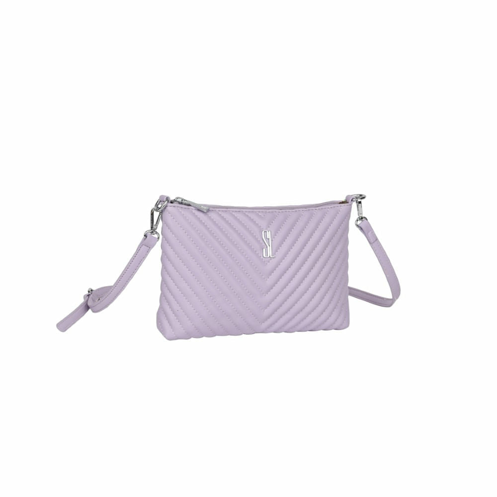Bolsa Santa Lolla Lavanda Tiracolo Matelassê