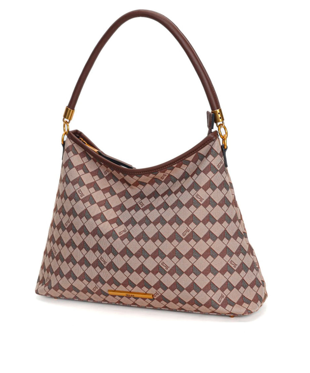 Bolsa Santa Lolla Marrom Alça Ombro