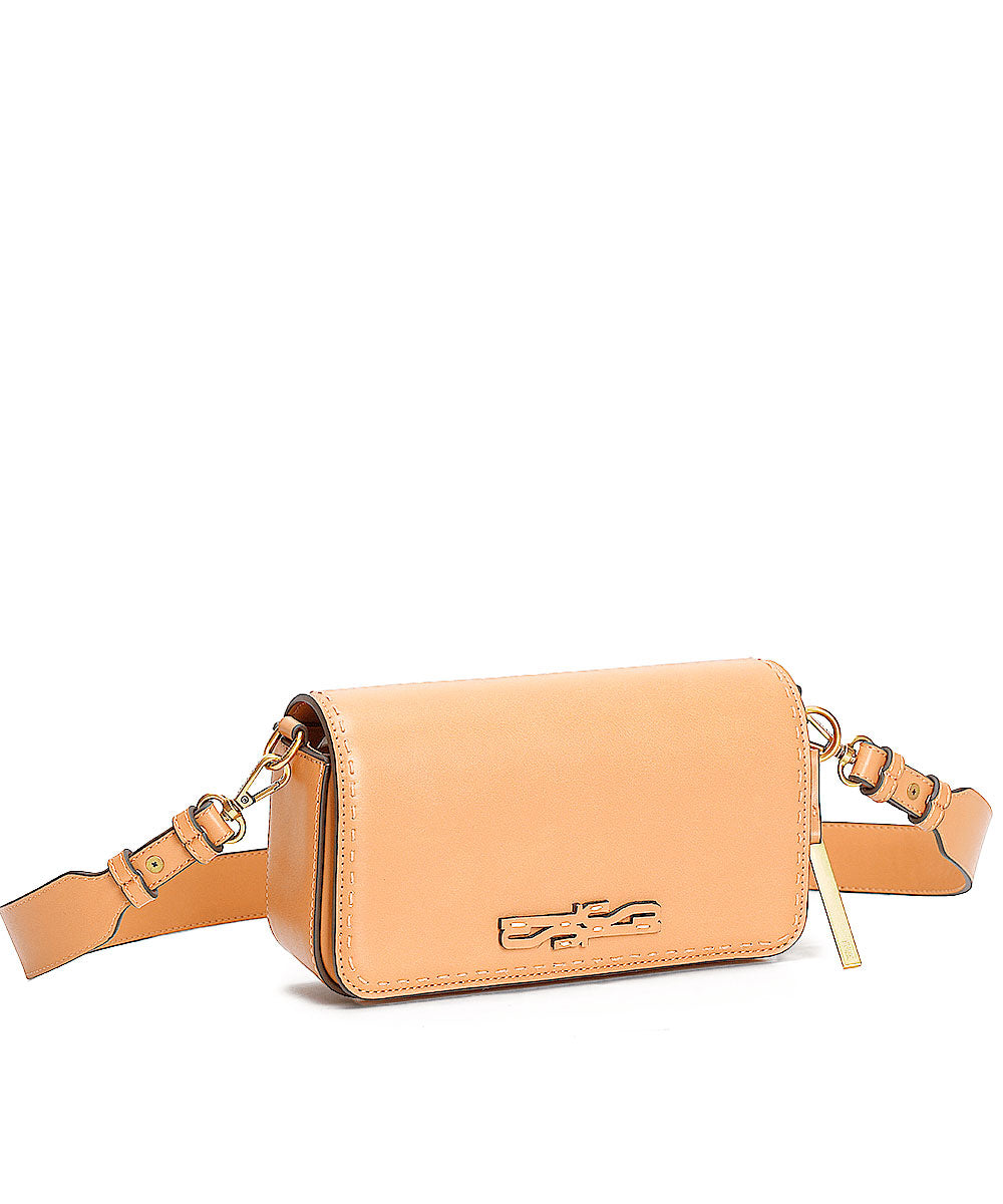 Bolsa Santa Lolla Marrom Cognac Baguete