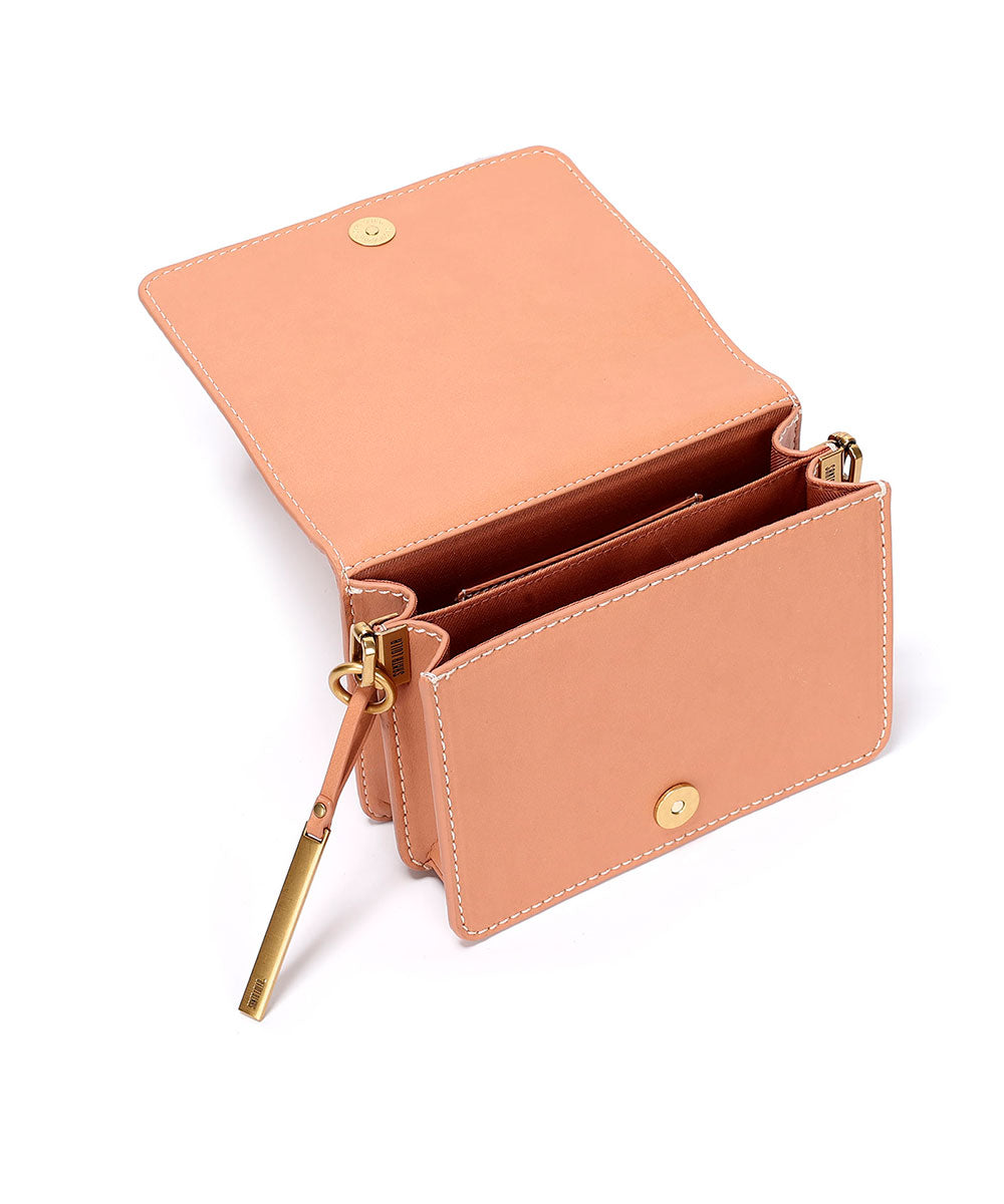 Bolsa Santa Lolla Marrom Cognac Transversal