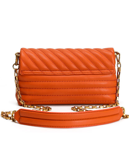 Bolsa Santa Lolla Marrom Matelassê Correntes