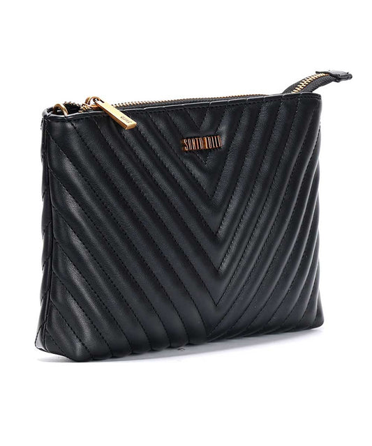 Bolsa Santa Lolla Matelassê Pequena Preta