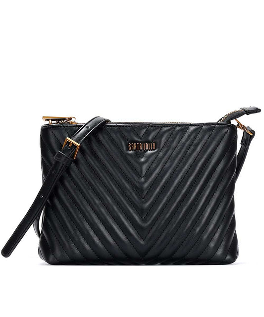 Bolsa Santa Lolla Matelassê Pequena Preta