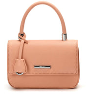 Bolsa Santa Lolla Nude Alça Transversal Corrente
