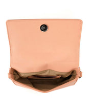 Bolsa Santa Lolla Nude Alça Transversal Corrente