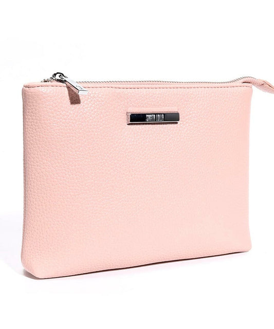 Bolsa Santa Lolla Nude Rosado Alça Transversal