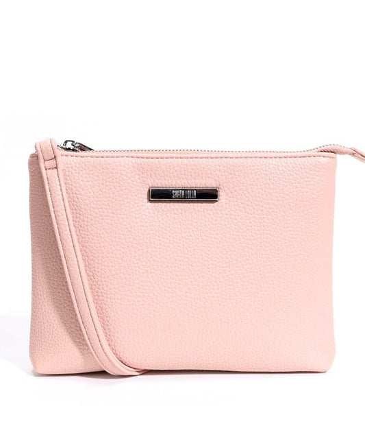 Bolsa Santa Lolla Nude Rosado Alça Transversal
