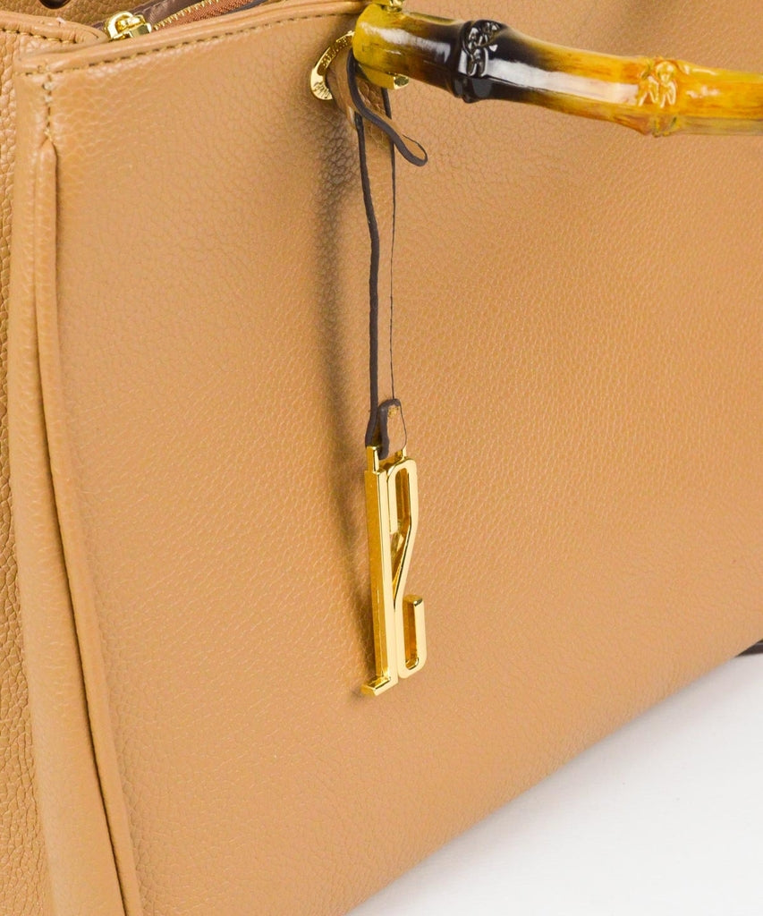 Bolsa Santa Lolla Nude Tote Alça Madeira - 0453.33BE.0088.0083
